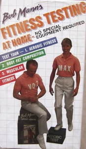 Bob Mann's Fitness Testing At Home On VHS Brand New - Picture 1 of 3