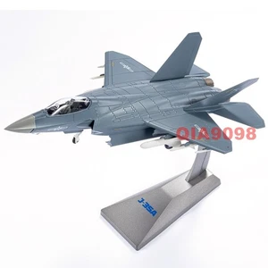 New 1/72 Scale Chinese PLA J-35A Stealth Fighter Jet Gray Metal Plastic Model - Picture 1 of 13