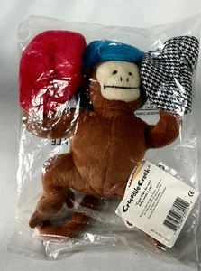 Crocodile Creek Caps For Sale Monkey Stuffed Plush 1999 ESPHYR SLOBODKINA NIPWT - Picture 1 of 4