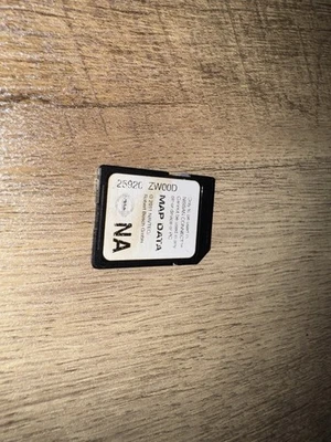 25920 ZW00D  sd card, Navigation CARD MAP DATA SD CARD OEM Nissan 2011-2013 - Image 1 of 2
