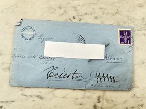 VECCHIA BUSTA VIAGGIATA OLD TRAVELED ENVELOPE - Picture 1 of 2