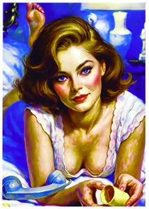 VIRNA LISI * ACEO Personalizado * Divertida Novedad * CELEBRIDAD * Tarjeta de Arte * ATC - Imagen 1 de 2