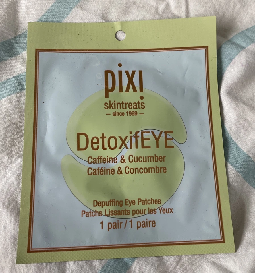 Pixi DetoxifEYE Under Eye Patches Depuffing Hydrogel 1 Pairs Brand New  - Image 1 of 1