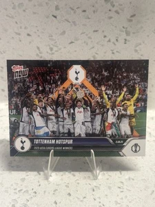 2025 Topps NOW UEL #34 Tottenham Hotspur EUROPA CHAMPIONS!!!! - Picture 1 of 2