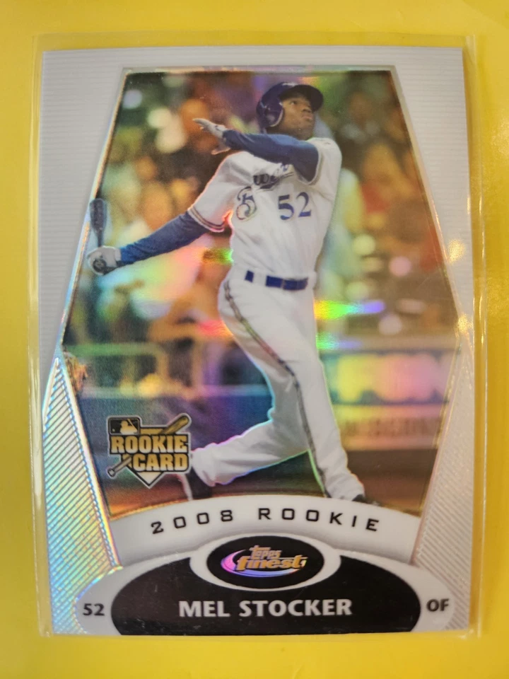 2008 Topps Finest Refractor #144 Mel Stocker RC - Milwaukee Brewers - Image 1 of 1