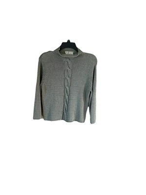 Suéter Acrílico Tejido con Cable Norton McNaughton Talla Grande Foto 1 de 4