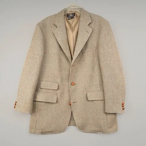 Abrigo Deportivo Ralph Lauren RRL Para Hombre L Marrón Moteado Tweed Doble RL Chaqueta EE. UU. 90s - Imagen 1 de 15