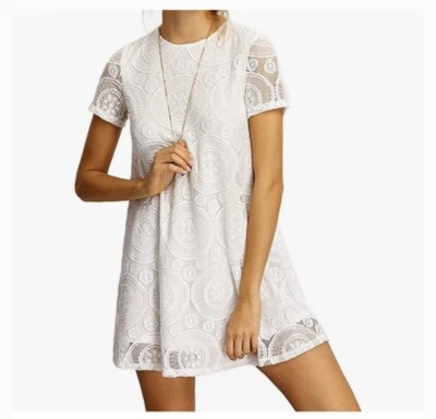 Vestido de verano Heramay para mujer mediano de encaje fiesta cóctel hadas Y2K Babydoll Foto 1 de 4