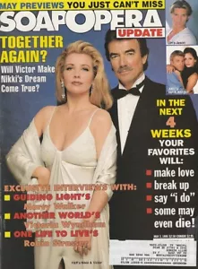 Soap Opera Update May 2, 1995 MARCY WALKER-JULIAN MCMAHON-STEVE BURTON-STRASSER - Picture 1 of 1