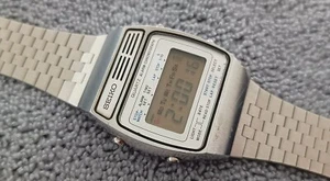 RARE VINTAGE SEIKO DIGITAL QUARTZ A158-5000 ALARM CHRONO JAPAN WATCH - Picture 1 of 14