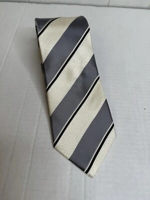 Corbata a rayas de seda para hombre Donald J Trump President Signature Gold Bar Collection Foto 1 de 4