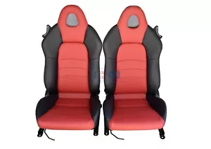 2005 2004 2003 2002 2001 2000 Honda S2000 Seats Black and Red Leather - Picture 1 of 6