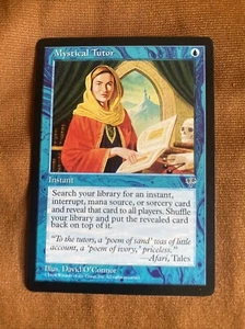 Mystical Tutor #4 Mirage Magic the Gathering MTG Lightly played - Picture 1 of 5