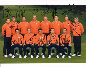 RORY MCILROY FOTO FIRMATA AUTO'D 11X14 2012 EURO RYDER CUP SQUADRA POLTER GARCIA - Foto 1 di 1