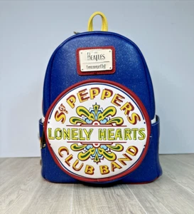Loungefly Mini Backpack The Beatles Lonely Hearts SGT. Peppers Club Band NWOTs!! - Imagen 1 de 14