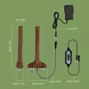 Heated Bird Perch 5W Bird Warmer Bird Perch Stand Heater For African - Picture 1 of 24