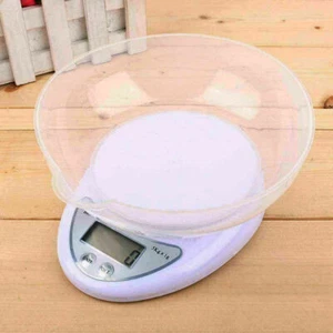 5 kg LCD Digitalwaage Küche Elektronisch Kochen Lebensmittel Schüssel Waage Messwerkzeug - Bild 1 von 11