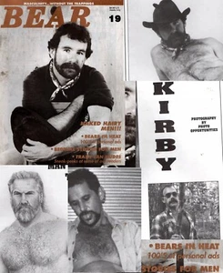 BEAR MAGAZINE 19 HAIRY VERY HTF HOT ISSUE like PLAYGIRL GAY COMB SHIP FLATRATE - Picture 1 of 1