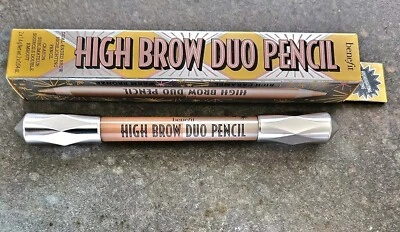 Benefit High Brow RICH CARAMEL WARM BRONZE Duo Pencil Full Size .08 oz NIB! - Image 1 of 4