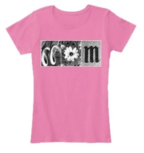 MOM T-Shirt: Alphabet Photography Shirt 3X Pink - Picture 1 of 2