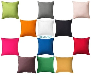 IKEA GURLI 100% COTTON 20"x 20" DECORATIVE PILLOW CUSHION COVERS,VARIANT COLORS - Picture 1 of 25