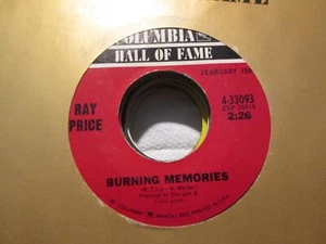 Ray Price - Burning Memories                         NEW - Picture 1 of 2