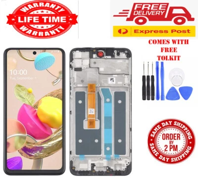 FOR LG K42 K52 K62 IPS LCD DISPLAY TOUCH SCREEN DIGITIZER FRAME REPLACEMENT - Image 1 of 2