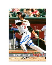 Yeltsin Gudino 2017 Lansing Lugnuts auto signed team set card Blue Jays LowA