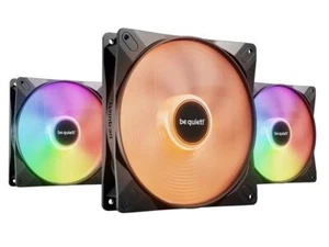 be quiet! LIGHT WINGS LX 140mm PWM BL127 140mm ARGB LED Case Fan - Triple Pack - Picture 1 of 5