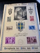 BELGIUM 1939 Orval series on numbered card