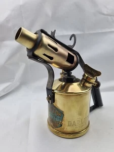 Antique Darlton Brass Blow Lamp Blow Torch - Picture 1 of 10