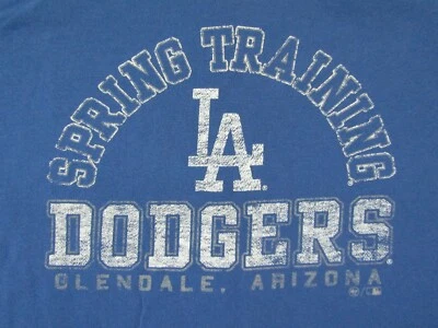 SPRING TRAINING LA DODGERS Glendale AZ blue short sleeve t-shirt men XL '47 NWOT - Image 1 of 4