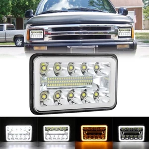 4x6" LED Headlight Hi-Lo Beam DRL Turn Signal for Chevy S10 Blazer 1994 1995-97 - Picture 1 of 12