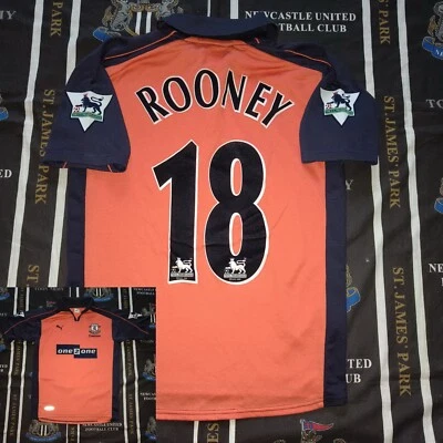 Camiseta de fútbol vintage Everton Third 3rd 2001 2002 Puma Wayne Rooney Foto 1 de 4