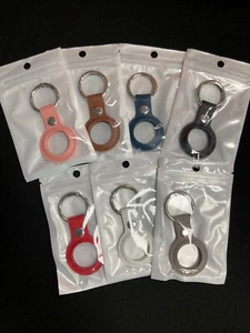 Airtag Keychain Leather for Apple Lot of 3 - Picture 1 of 3