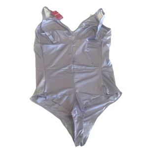 Spanx Shaping Satin Thong Bodysuit, 3X, Light Orchid New - Picture 1 of 6