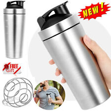 Stainless Steel Multi Purpose Workout Gym Protein Mixer Metal Shaker Bottle Cup