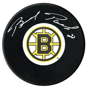 Brad Park Autographed Boston Bruins Puck