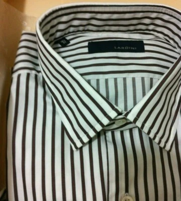 Lardini Italian chic&luxury shirt 16.5small(Fit is M/50/40US regular )NIB$425  - Image 1 of 4