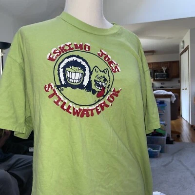 Junta Hanes Vintage Esquimal Joes Stillwater, OK Little Juke Talla XL Foto 1 de 4