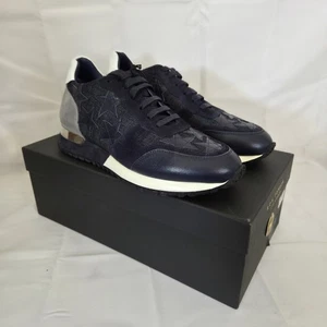 Ron Tomson LA Star Denim Sneaker Navy Schwarz Grau US 7,5 EU 39 UVP 450 $  - Bild 1 von 12
