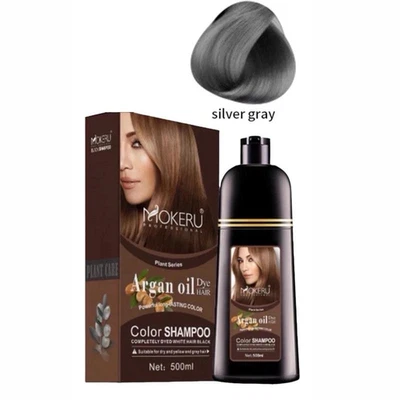 Champú MOKERU TINTE CABELLO PROFESIONAL-ACEITE DE ARGÁN/A BASE DE PLANTAS Cobertura Completa en  Foto 1 de 4
