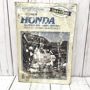 Manual de taller de reparación de servicio Clymer Honda GL-1000 GL-1100 1975-1983 M340 - Imagen 1 de 7