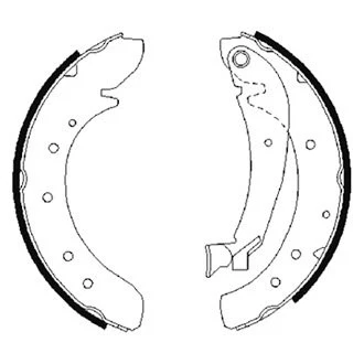 For Ford F-53 Motorhome Chassis 1999-2007 Bosch Blue Parking Brake Shoes Foto 1 de 1