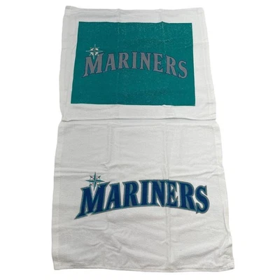 2 PIEZAS Toallas Seattle Mariners MLB Stadium Rally 100% Algodón SGA Sorteo Promo Foto 1 de 4