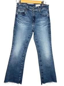 AG Adriano Goldschmied Womens Jeans 29 Farrah Boot Crop Mid Rise Japanese Denim - Picture 1 of 12