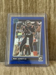 2021 Donruss Optic Football #206 Mac Jones Blue Scope Rated Rookie RC Niners - Picture 1 of 2