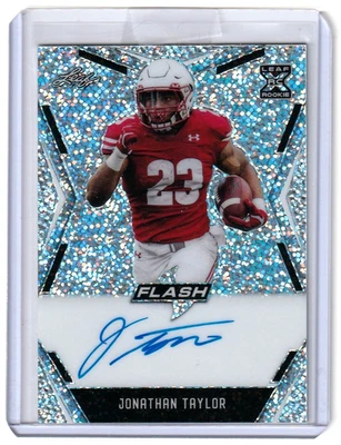 2020 LEAF FLASH JONATHAN TAYLOR AUTOGRAPH BA-JT1 ROOKIE RC COLTS  - Image 1 of 2