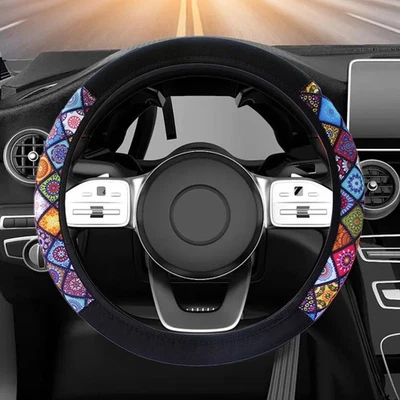 Brand New Steering Wheel Cover Car Wheel Cover Colorful Steering Wheel Cover - Image 1 of 4