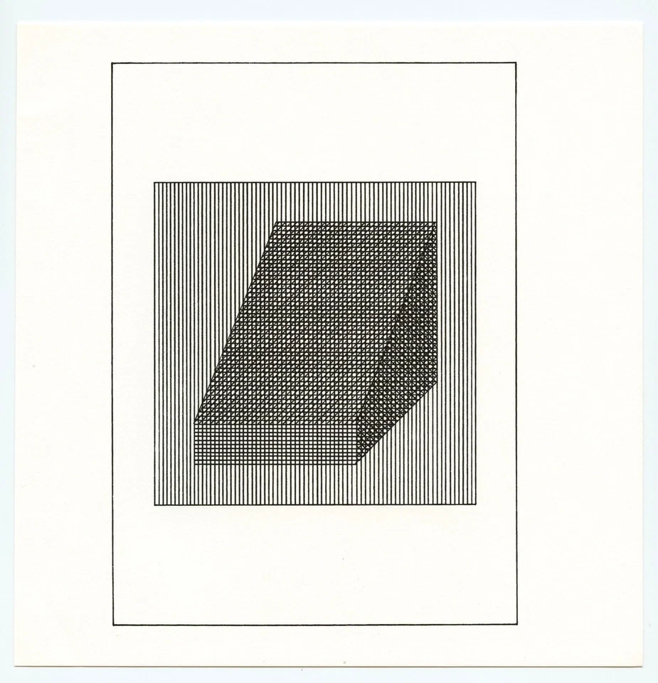 Sol LeWitt шелкография - напечатано в 1984 j - Изображение 1 из 1